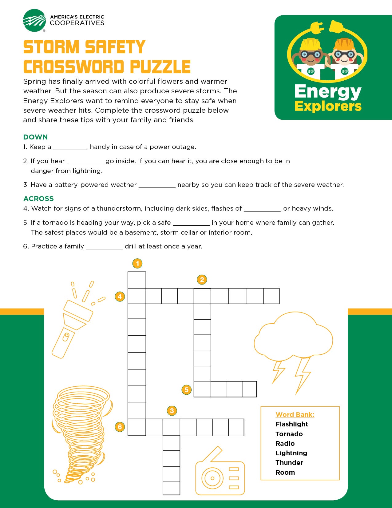 safety crossword