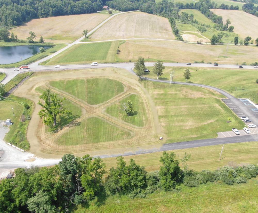 Pollinator Area After Mowing