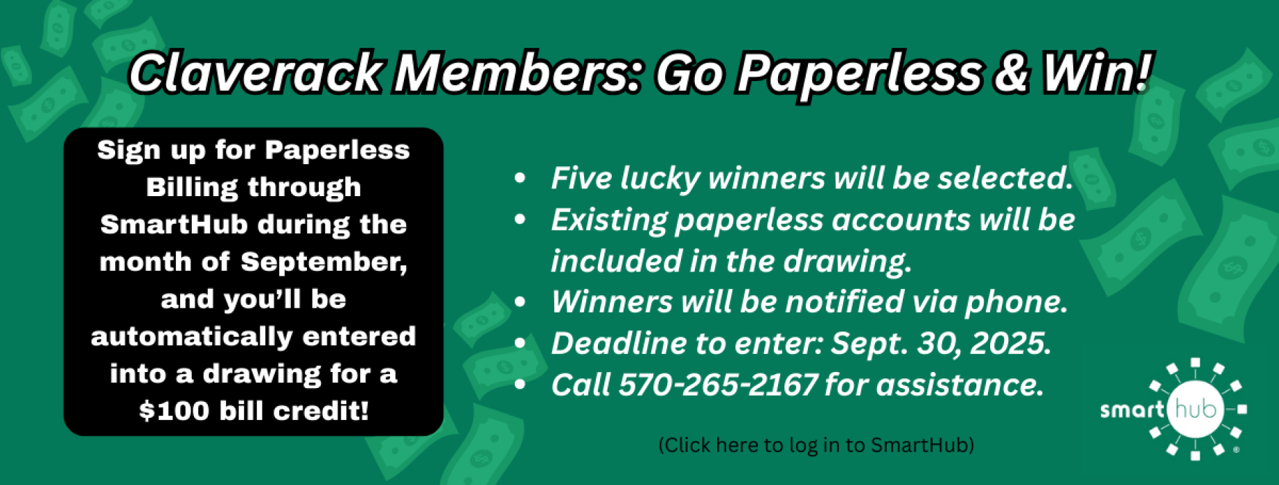 SmartHub Paperless Promo